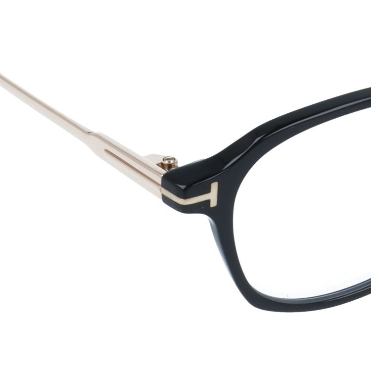 トムフォード メガネフレーム 伊達メガネ アジアンフィット（フルフィット） 調整可能ノーズパッド（クリングス） TOM FORD FT5927-D-B 001 51サイズ （TF5927DB 001 51） クラウンパント型 ブルーライトカット ユニセックス メンズ レディース