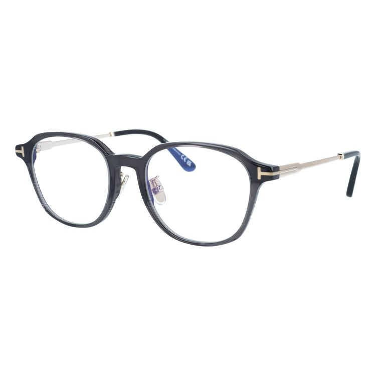 【訳あり】トムフォード メガネフレーム 伊達メガネ アジアンフィット（フルフィット） 調整可能ノーズパッド（クリングス） TOM FORD FT5927-D-B 005 51サイズ （TF5927DB 005 51） クラウンパント型 アウトレット品 ブルーライトカット ユニセックス メンズ レディース
