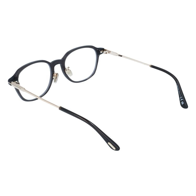 トムフォード メガネフレーム 伊達メガネ アジアンフィット（フルフィット） 調整可能ノーズパッド（クリングス） TOM FORD FT5927-D-B 005 51サイズ （TF5927DB 005 51） クラウンパント型 ブルーライトカット ユニセックス メンズ レディース