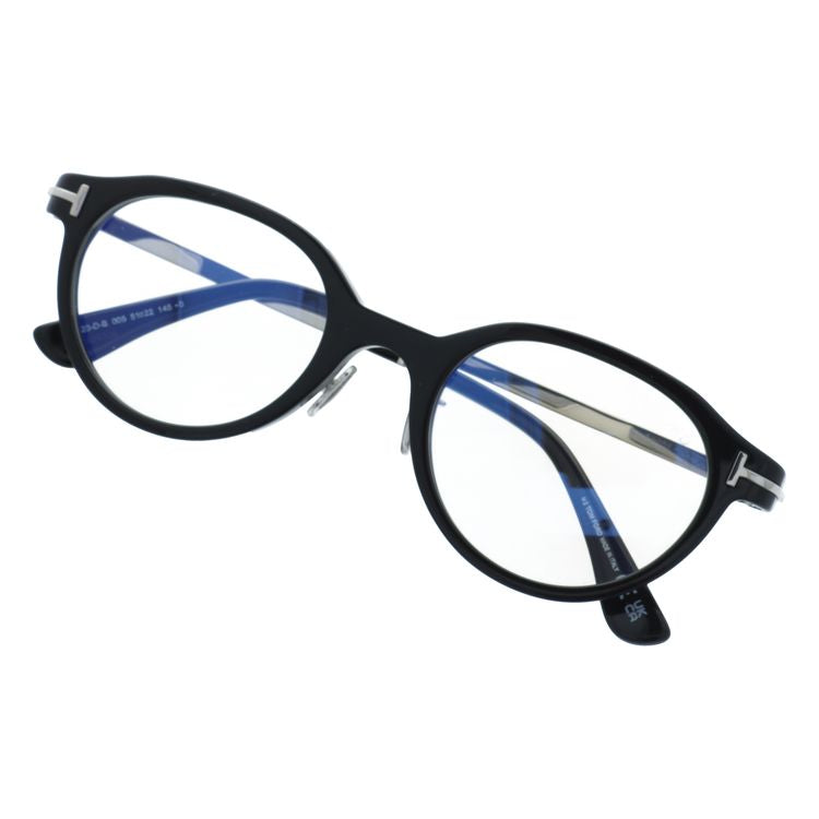 トムフォード メガネフレーム 伊達メガネ アジアンフィット（フルフィット） 調整可能ノーズパッド（クリングス） TOM FORD FT6023-D-B 005 51サイズ （TF6023DB 005 51） ボストン型 ブルーライトカット ユニセックス メンズ レディース