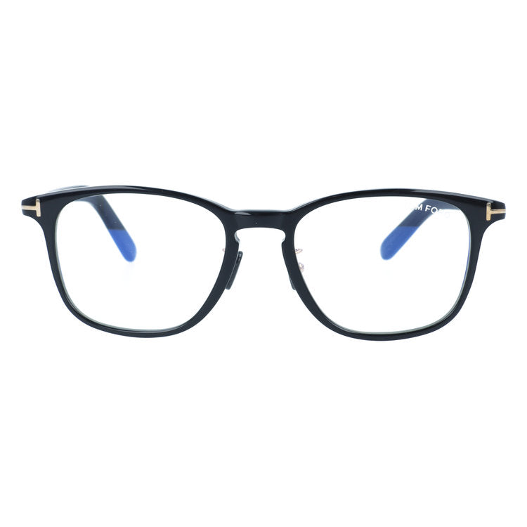 トムフォード メガネフレーム エコ 伊達メガネ アジアンフィット TOM FORD ECO FT5918-D-B 001 52サイズ （TF5918DB 001 52） ウェリントン型 ブルーライトカット サステナブル 黒縁 クロブチ ユニセックス メンズ レディース