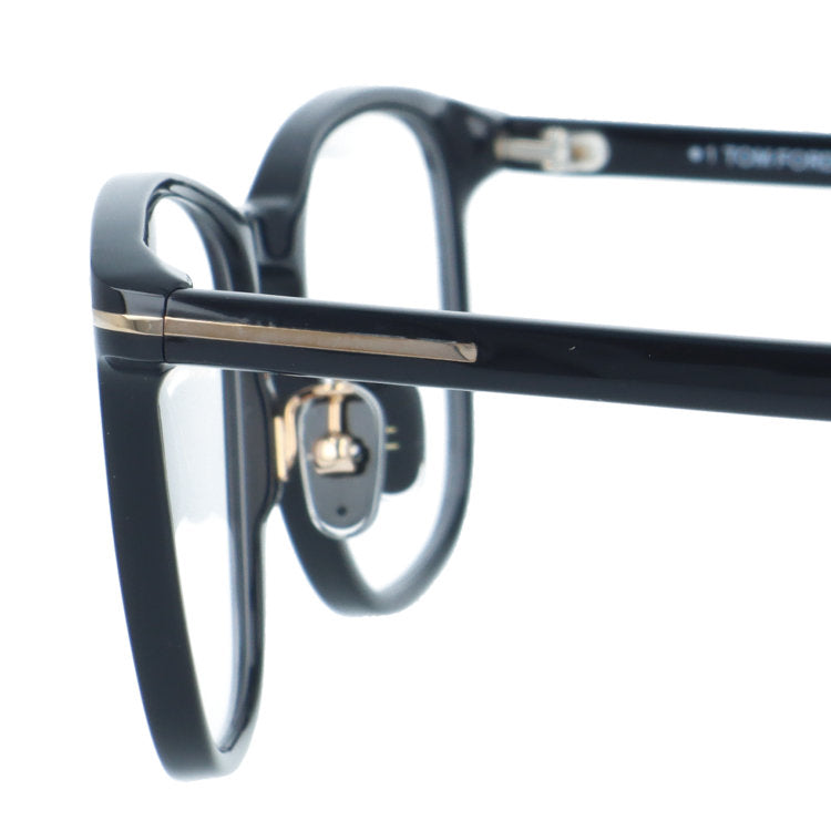 トムフォード メガネフレーム エコ 伊達メガネ アジアンフィット TOM FORD ECO FT5918-D-B 001 52サイズ （TF5918DB 001 52） ウェリントン型 ブルーライトカット サステナブル 黒縁 クロブチ ユニセックス メンズ レディース