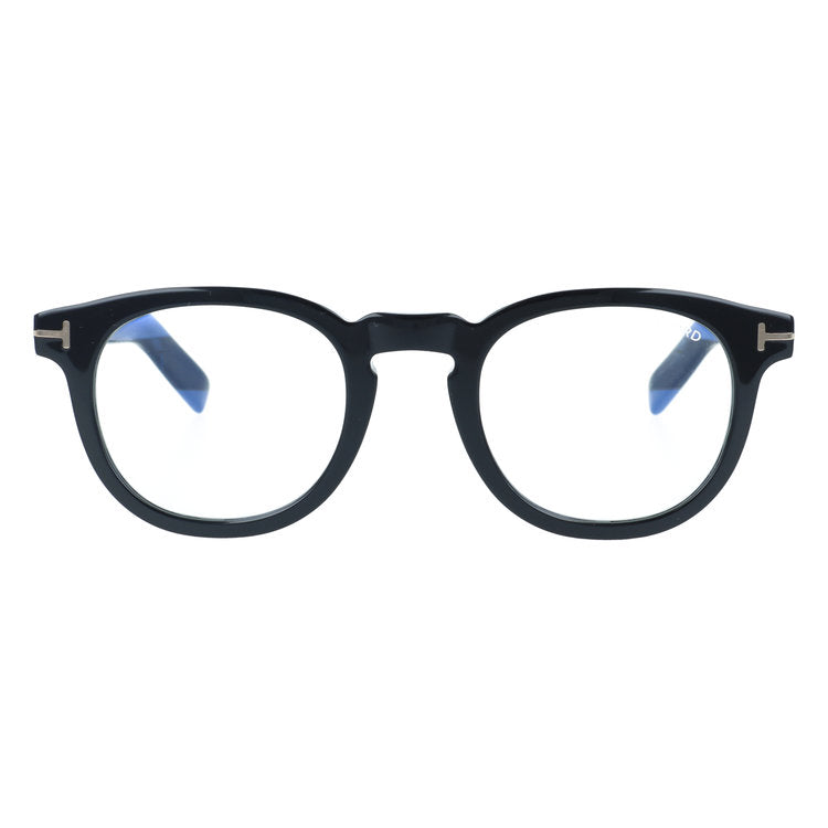 トムフォード メガネフレーム レギュラーフィット TOM FORD TF5629-B 001 48サイズ ウェリントン型 ブルーライトカット 黒縁 クロブチ ユニセックス メンズ レディース