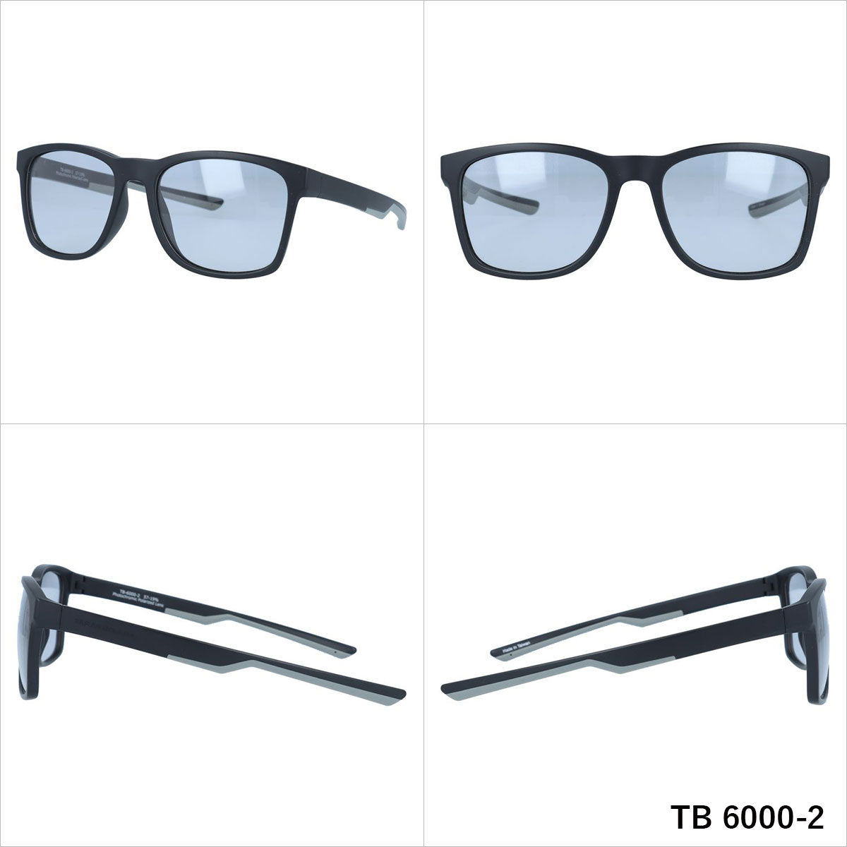 タラスブルバ サングラス 偏光調光サングラス アジアンフィット TARASBOULBA TB 6000 56サイズ ウエリントン型 ユニセックス メンズ レディース