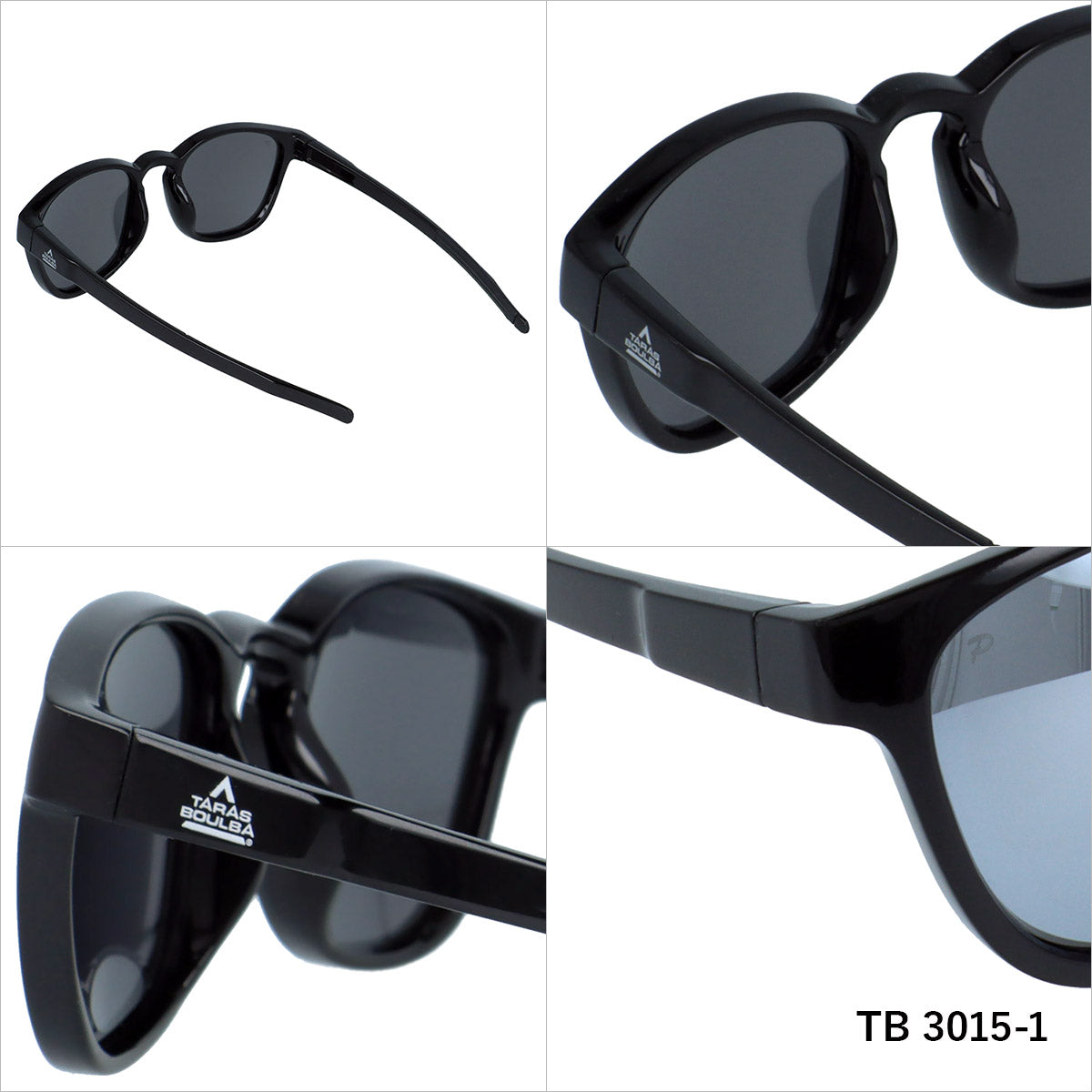 タラスブルバ サングラス 偏光サングラス ミラーレンズ アジアンフィット TARASBOULBA TB3015 全2カラー 58サイズ 国内正規品 ウェリントン型 反射光をカット ポラライズド 高機能サングラス ユニセックス メンズ レディース