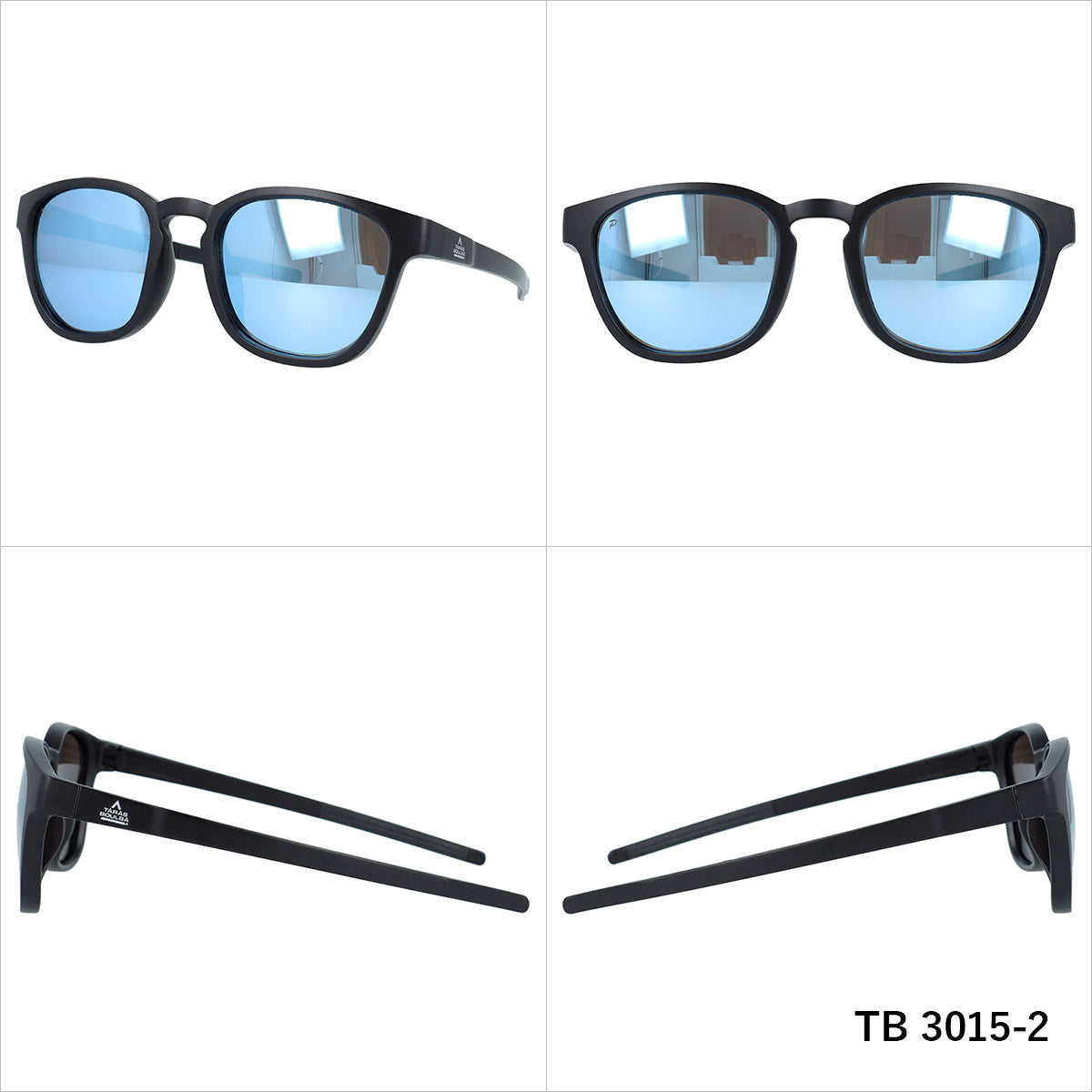 タラスブルバ サングラス 偏光サングラス ミラーレンズ アジアンフィット TARASBOULBA TB3015 全2カラー 58サイズ 国内正規品 ウェリントン型 反射光をカット ポラライズド 高機能サングラス ユニセックス メンズ レディース