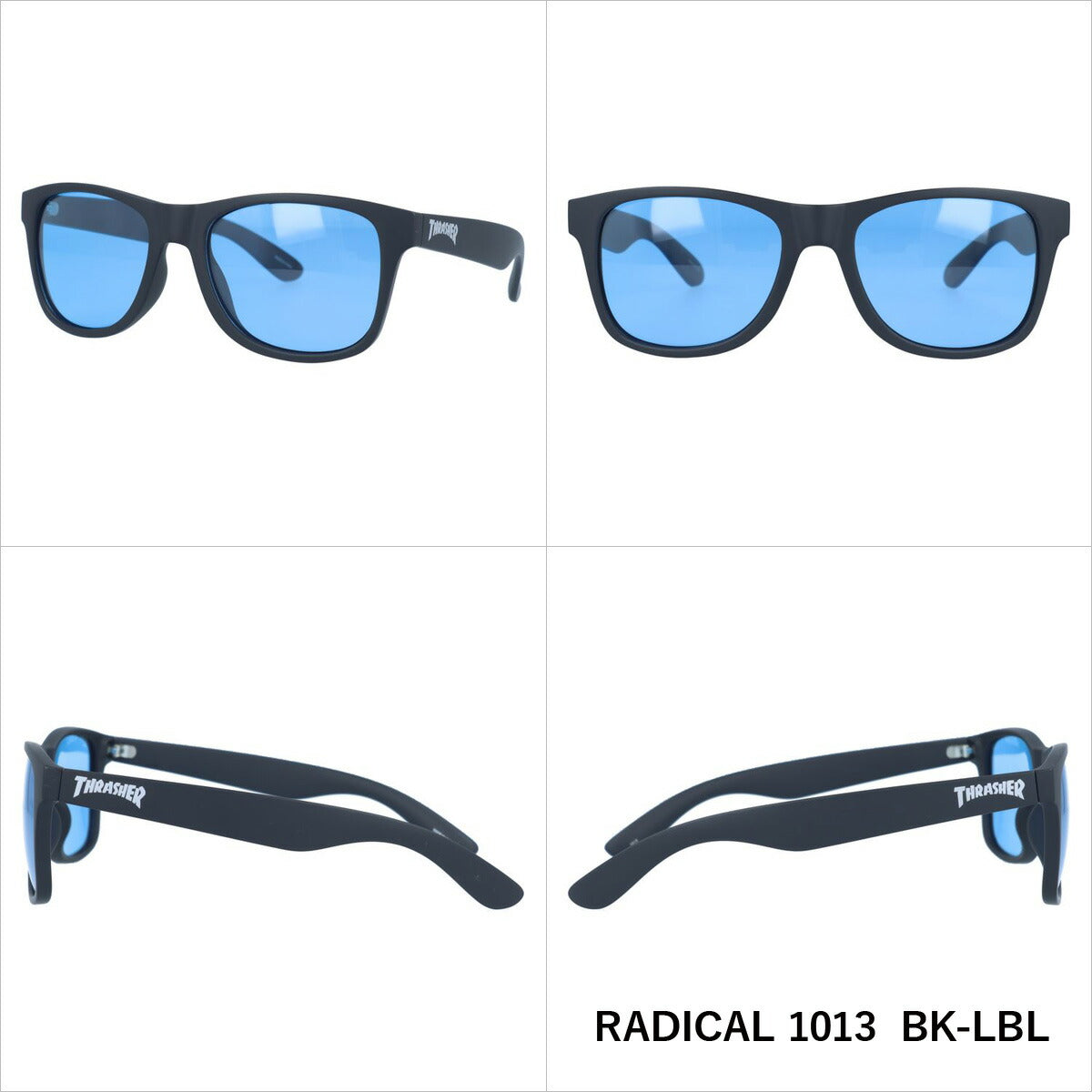 【訳あり】スラッシャー 偏光 サングラス カラーレンズ メンズ レディース UVカット THRASHER ブランド RADICAL 1013 55 ウェリントン | 紫外線 対策 プレゼント 運転 ドライブ レジャー キャンプ アウトドア 釣り フィッシング 海 川 山 春 夏 秋 冬 ランニング おすすめ