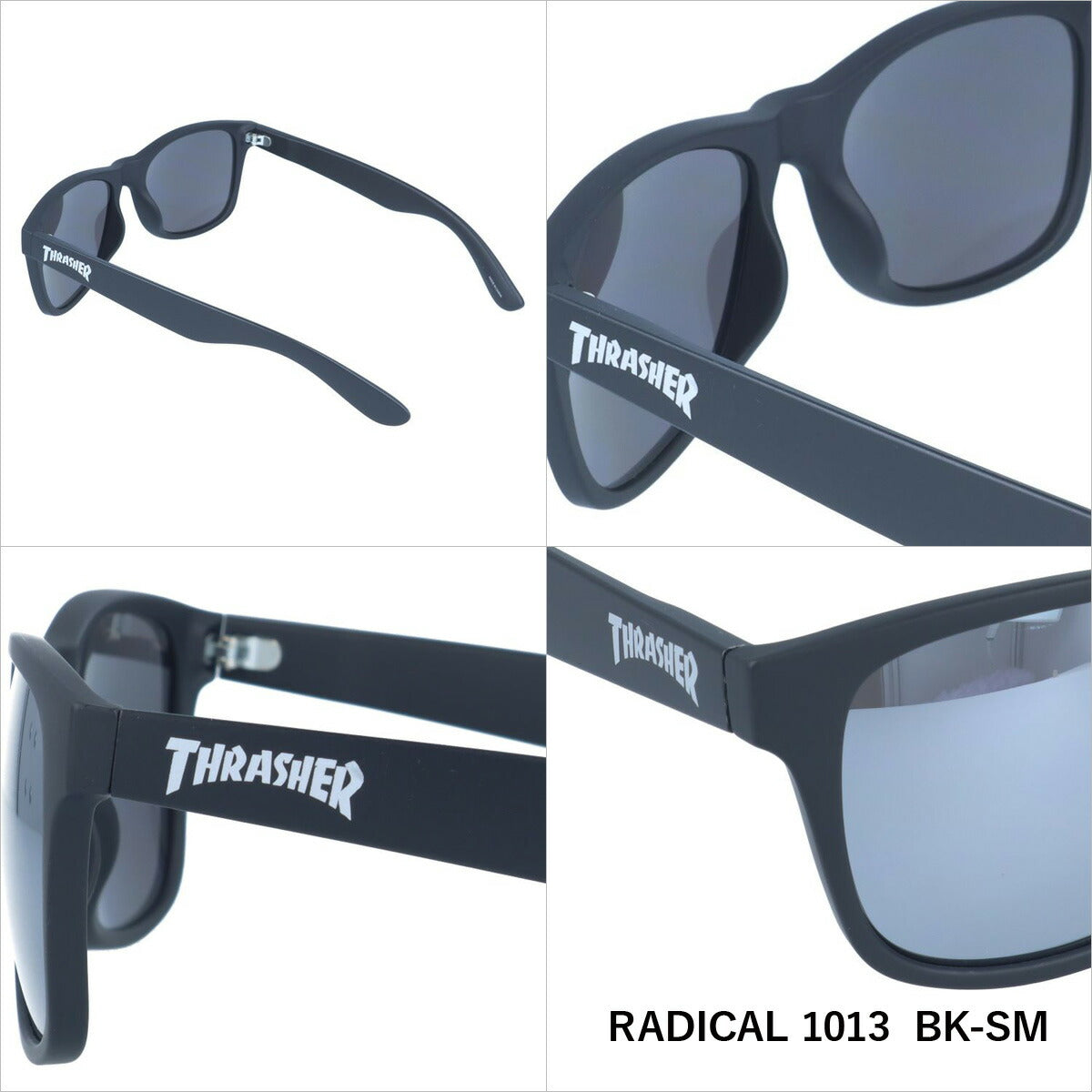 【訳あり】スラッシャー サングラス ミラーレンズ カラーレンズ メンズ レディース UVカット THRASHER ブランド RADICAL 1013 55 ウェリントン | 紫外線対策 おすすめ 人気 プレゼント ドライブ レジャー キャンプ アウトドア フィッシング 海 川 山 オールシーズン