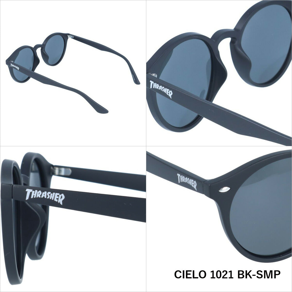 【訳あり】スラッシャー 偏光 サングラス カラーレンズ メンズ レディース UVカット THRASHER ブランド CIELO 1021 51 ボストン | 紫外線 対策 おすすめ 人気 プレゼント 運転 ドライブ レジャー キャンプ アウトドア 釣り フィッシング 海 川 山 春 夏 秋 冬 ランニング