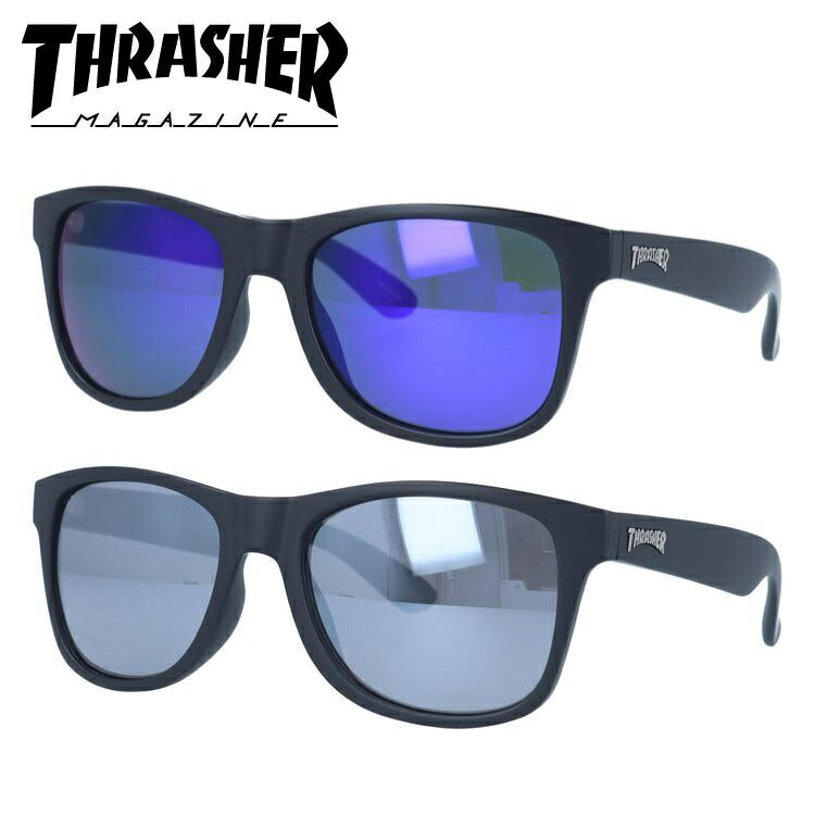 スラッシャー サングラス ミラーレンズ カラーレンズ メンズ レディース UVカット THRASHER ブランド GLORIA 1025 54 ウェリントン | 紫外線 対策 おすすめ 人気 プレゼントドライブ レジャー キャンプ アウトドア 釣り フィッシング 海 川 山 春 夏 秋 冬 ランニング