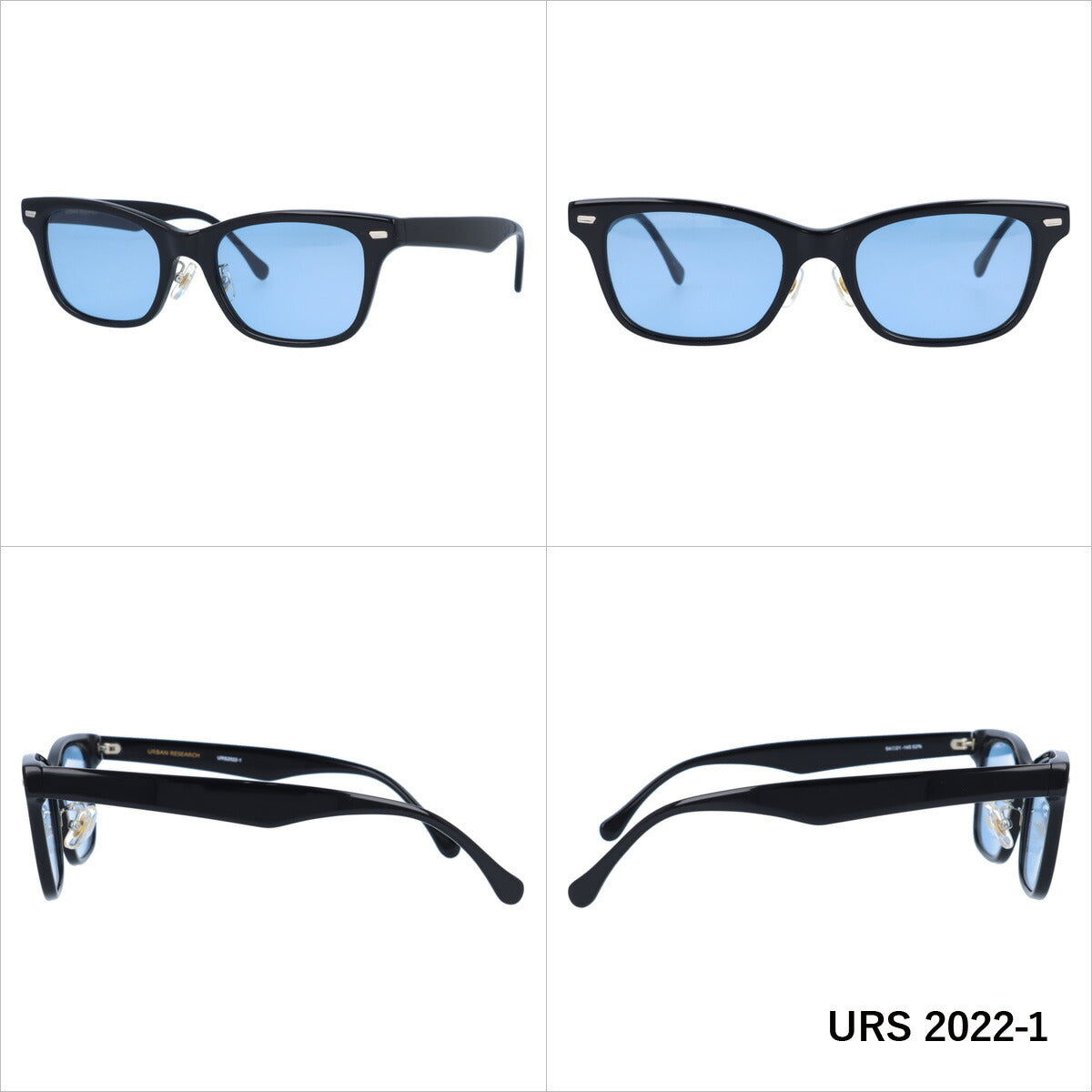おしゃれ サングラス URBAN RESEARCH THE GIFT LABEL アーバンリサーチ ザ ギフトレーベル URS 2022 全3色 54サイズ アジアンフィット ウェリントン型 メンズ レディース UVカット 紫外線 対策 ブランド 眼鏡 メガネ アイウェア 人気 おすすめ