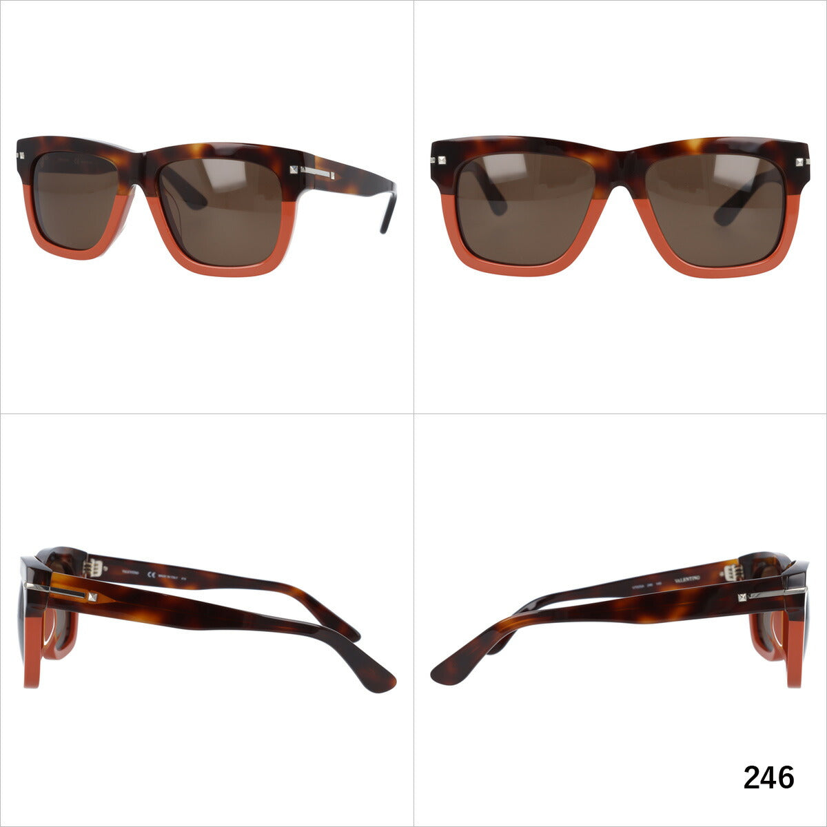 ヴァレンティノ サングラス VALENTINO V702SA 001/214/246/248 55 アジアンフィット メンズ レディース ウェリントン型 UVカット ラッピング無料