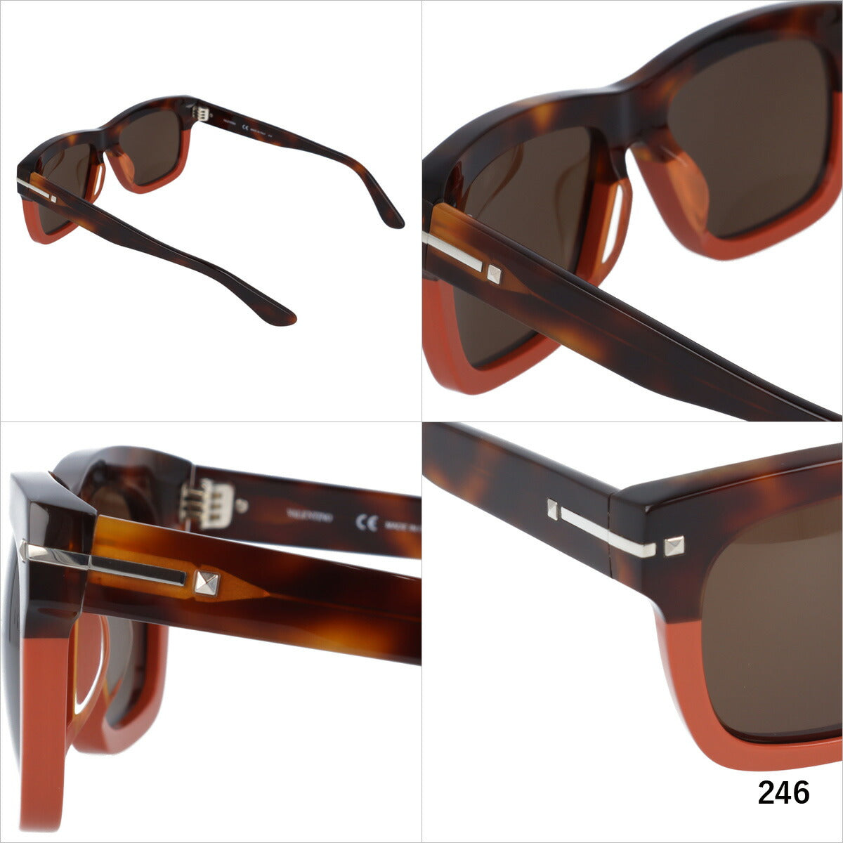 ヴァレンティノ サングラス VALENTINO V702SA 001/214/246/248 55 アジアンフィット メンズ レディース ウェリントン型 UVカット ラッピング無料