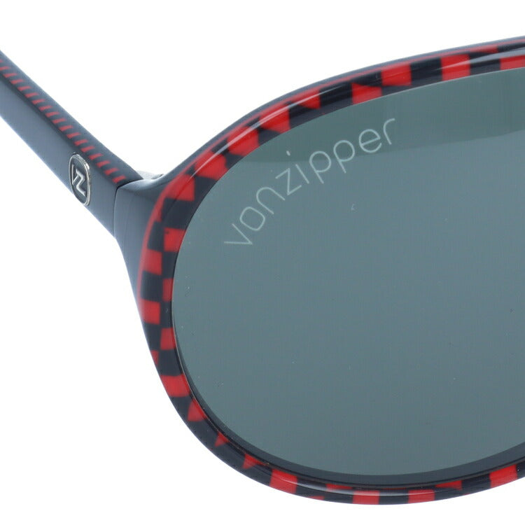 ボンジッパー サングラス VONZIPPER ROCKFORD ロックフォード BRE BLACK RED CHECKERS GREY メンズ レディース UVカット 紫外線 ラッピング無料