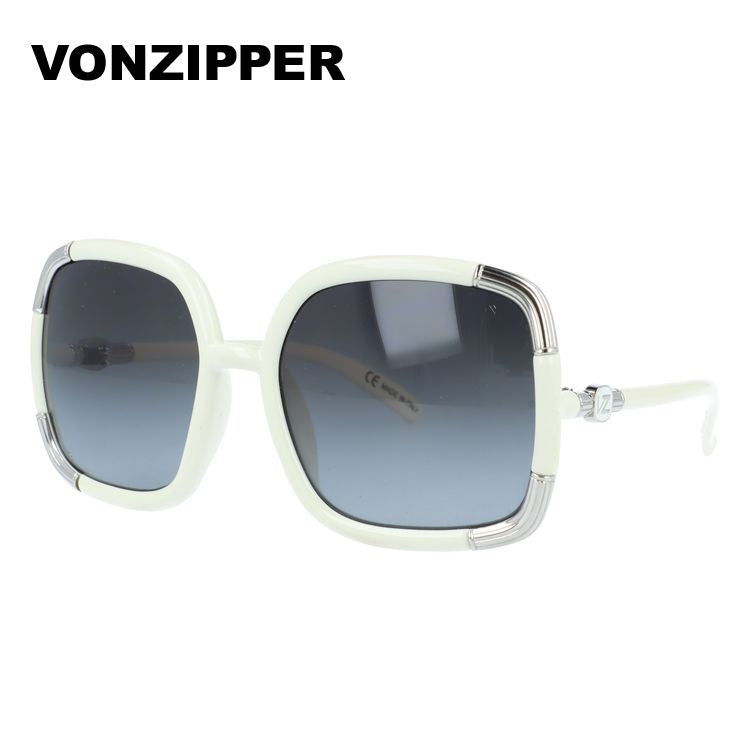 【訳あり・店頭展示品/付属品なし/外箱なし】 ボンジッパー サングラス レギュラーフィット VONZIPPER ALOTTA WGC 60サイズ バタフライ型 アウトレット品 ユニセックス メンズ レディース