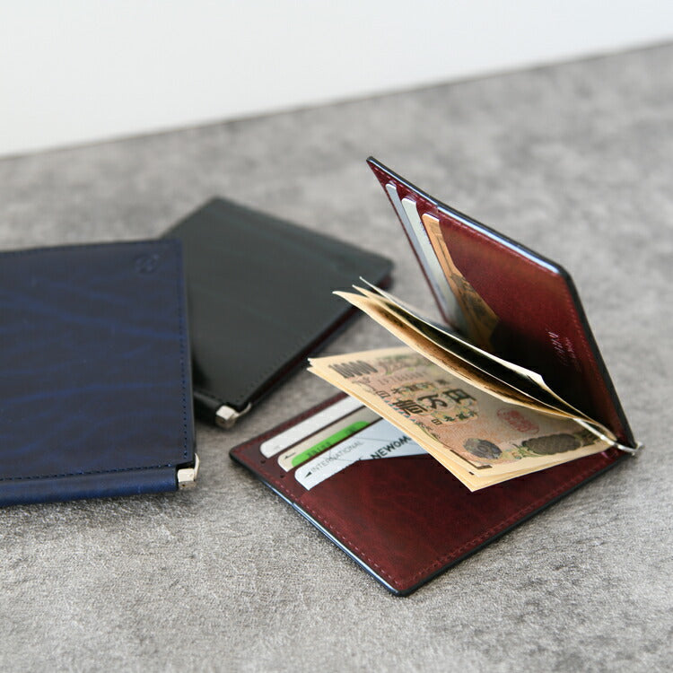 日本製 マネークリップ 財布 メンズ 二つ折り 本革 レザー GOHNE ゴーネ M1004-22S 全5カラー カード 札ばさみ 革 ブランド ビジネス ギフト プレゼント コンパクト 薄型 薄い 札入れ 二つ折り ミニ財布 キャッシュレス 送料無料 男性 昇格 進級 新社会人