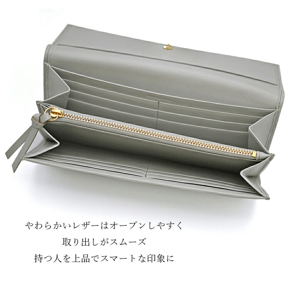 made in Tokyo 日本製】長財布 レディース 本革 牛革 リアル